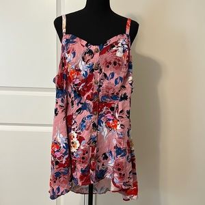 Torrid floral tank top. Size 3
